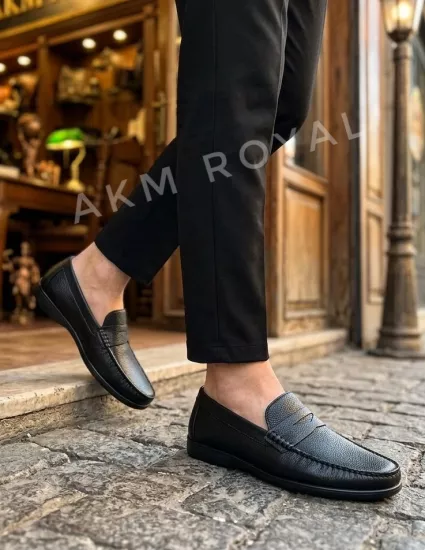 HAKİKİ DERİ ERKEK AYAKKABI LOAFER AYAKKABI DERİ ERKEK AYAKKABI
